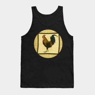 Little Red Rooster Yellow Tank Top